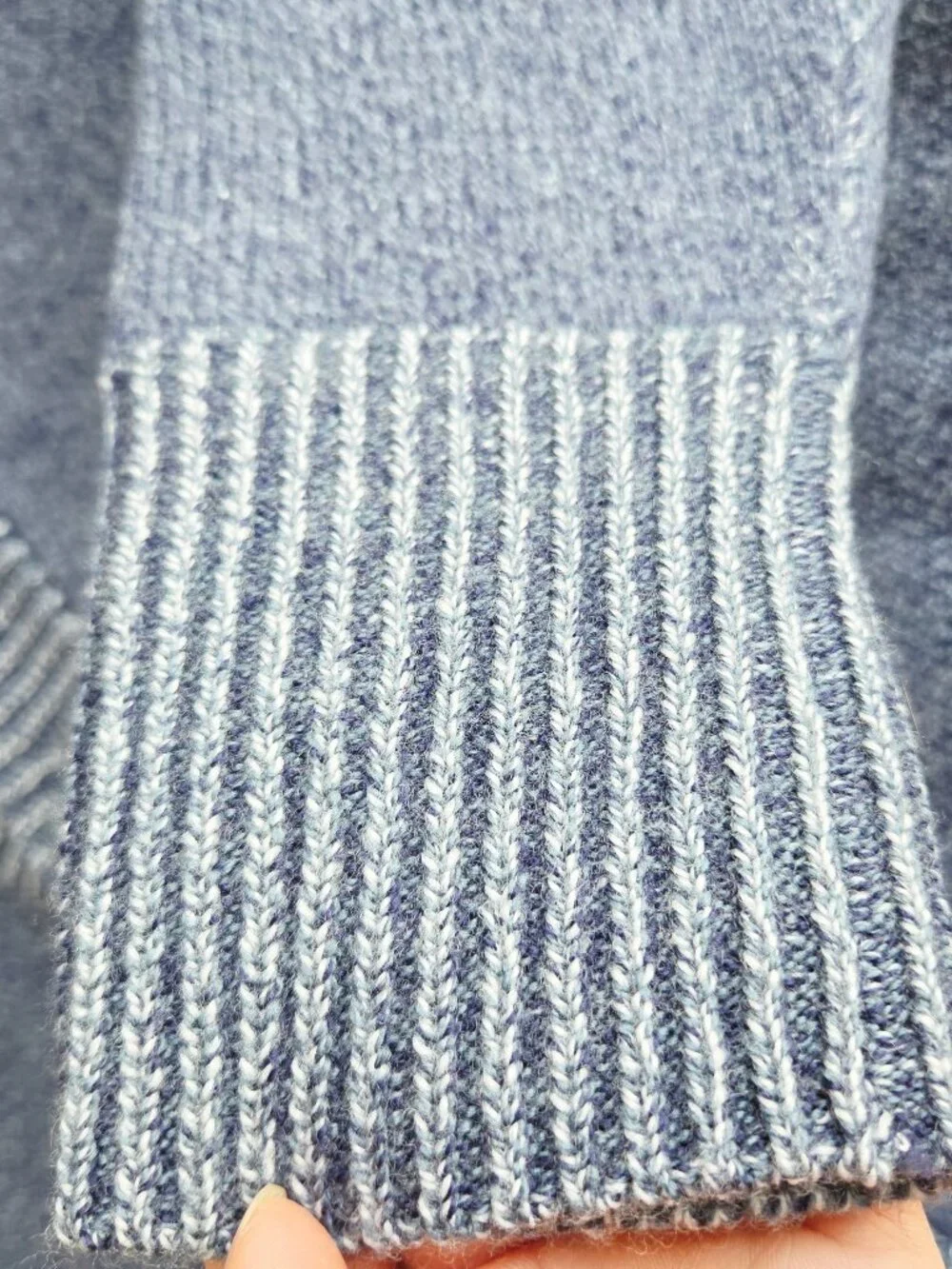 NEW Allbirds $145 The Cardi Ironbark Merino Wool V-Neck Cardigan Blue